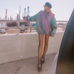 A3012L Women Black Glitter 3-Strap Pointed Mary Jane