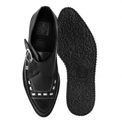 A3017 Black TUKskin™ Buckle Pointed Creeper