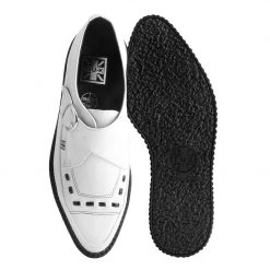A3018 White TUKskin™ Buckle Pointed Creeper