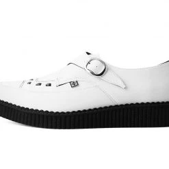 A3018 White TUKskin™ Buckle Pointed Creeper