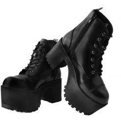 A3019L Black Brush-Off 7-Eye Nosebleed Boot Women