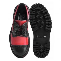 A3032L Black & Red Double Decker Brogue