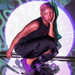 A3034 Purple Suede VLK Sneaker