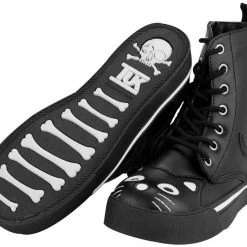 A6570L Back In Stock Black Kitty Sneaker Boot