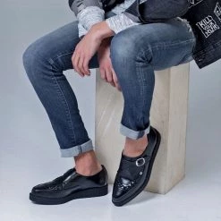 A8520 Pointed Buckle Creepers