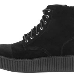 A8642L Women Black Suede Viva Mondo Boots