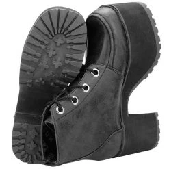 A8663L Distressed Ankle Nosebleed Boot Women