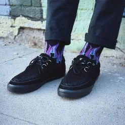 A9178 Black Suede D-Ring VLK Sneaker