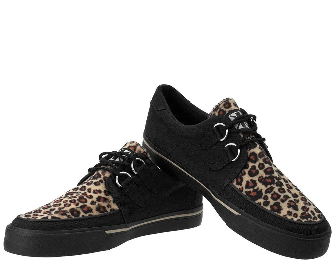 A9181 Black & Leopard Vegan VLK Sneaker Women