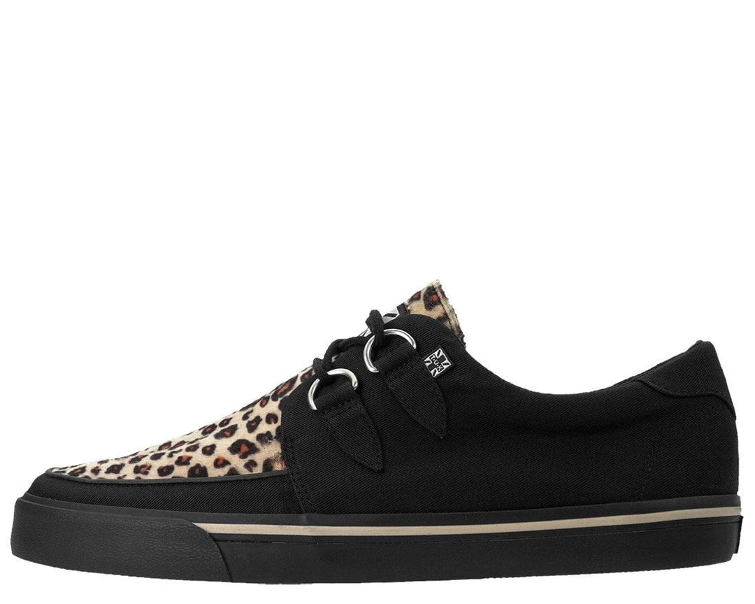 A9181 Black & Leopard Vegan VLK Sneaker Women