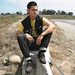 A9181 Black & Leopard Vegan VLK Sneaker Women