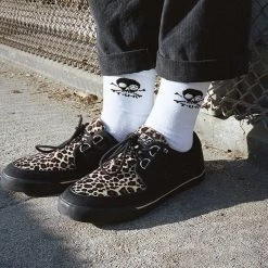 A9181 Black & Leopard Vegan VLK Sneaker Women