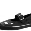 A9217L Black Kitty Face VLK Mary Janes Women