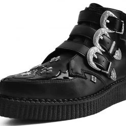 A9413 Black TUKskin™ Western Buckle Pointed Boot