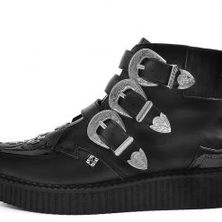 A9413 Black TUKskin™ Western Buckle Pointed Boot