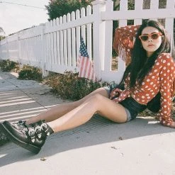 A9413 Black TUKskin™ Western Buckle Pointed Boot