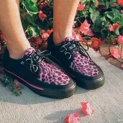A9483 Black & Pink Leopard VLK Sneaker Women