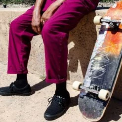 A9486 Black Basic Twill D-Ring VLK Sneaker