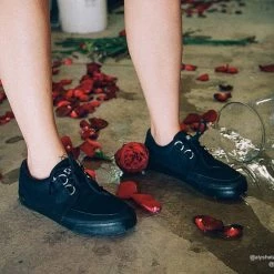 A9486 Black Basic Twill D-Ring VLK Sneaker