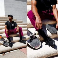 A9486 Black Basic Twill D-Ring VLK Sneaker