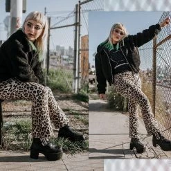 A9580L Black 2-Buckle Nosebleed Boot Women