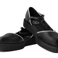 A9590L Black Dorsay Pointed Mary Jane Women