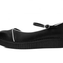 A9590L Black Dorsay Pointed Mary Jane Women