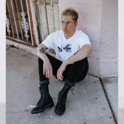 A9647 Black 10-Eye Gibson Boot