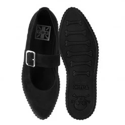 A9677L Black Pointed EZC Mary Jane Women