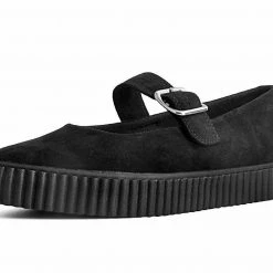 A9677L Black Pointed EZC Mary Jane Women