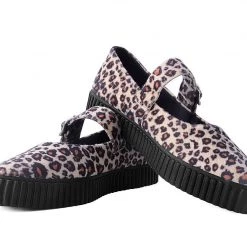 A9678L Leopard Pointed EZC Mary Jane