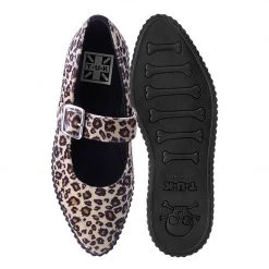 A9678L Leopard Pointed EZC Mary Jane