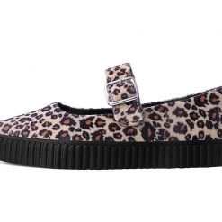 A9678L Leopard Pointed EZC Mary Jane