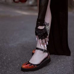 A9731L Black TUKskin™ Flame Sandal Women