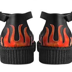 A9731L Black TUKskin™ Flame Sandal Women