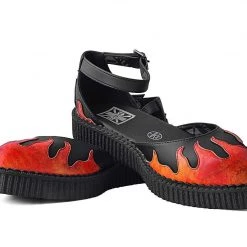 A9731L Black TUKskin™ Flame Sandal Women