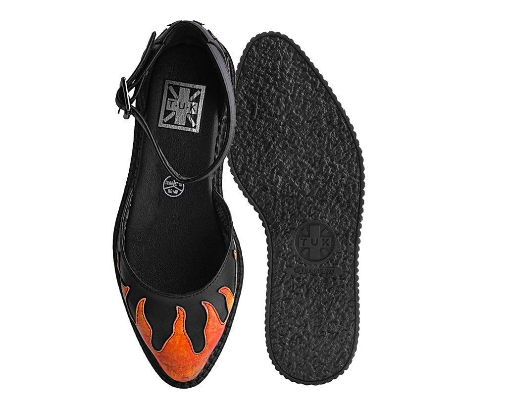 A9731L Black TUKskin™ Flame Sandal Women