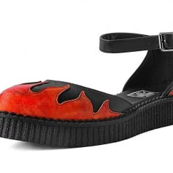 A9731L Black TUKskin™ Flame Sandal Women