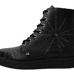 A9746 Black TUKskin™ 7-Eye Spiderweb Glow Boot