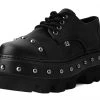 A9770 Black Stud Gibson Dino Lug Sole Women