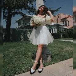 A9784L White Oil Slick Pointed Ballet Flat Creeper