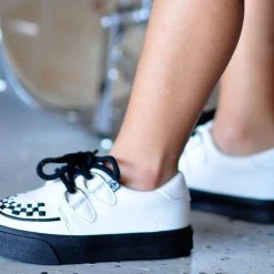A9788B White TUKskin™ 2-Ring VLK Creeper Toddler Sneaker