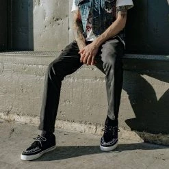 A9807 Black Suede D-Ring Interlace VLK Sneaker Women