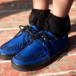 A9871 Electric Blue Suede D-Ring VLK Sneaker