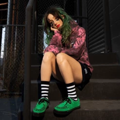 A9872 Green Suede VLK Sneaker