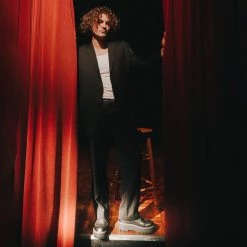 A9884 Black Double Decker Brogue Women