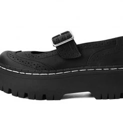 A9887L Black Double Decker Mary Jane Women