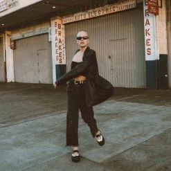 A9888L Women Black & White Double Decker Mary Jane