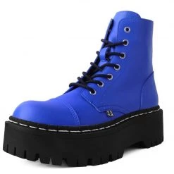 A9891 Electric Blue Double Decker Boot Women