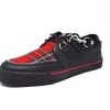 A9924 Women Black TUKskin™ & Red Tartan VLK Sneaker